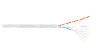 Кабель NIKOLAN U/UTP, 2 пары, Кат.5, многожильный, 24 AWG, внутренний, LSZH, 305м 