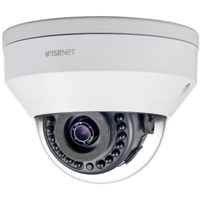 Вандалостойкая IP камера Wisenet LNV-6010R, WDR 120 дБ, ИК-подсветка 